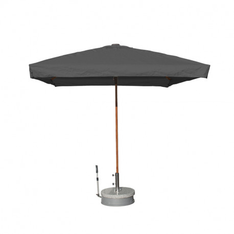 Gastro Magic Junior 240x240 Alu Wood z falbanką - parasol ogrodowy