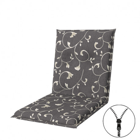 LIVING 2097 niska podkładka na krzesło i fotel z zamkiem błyskawicznym