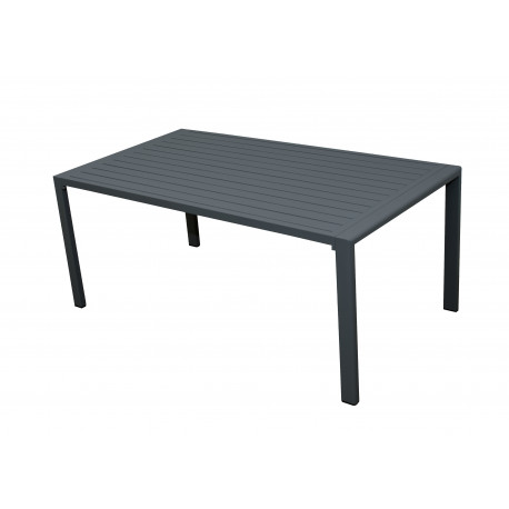 MORISS - aluminiowy stół ogrodowy 130 x 72 x 55 cm
