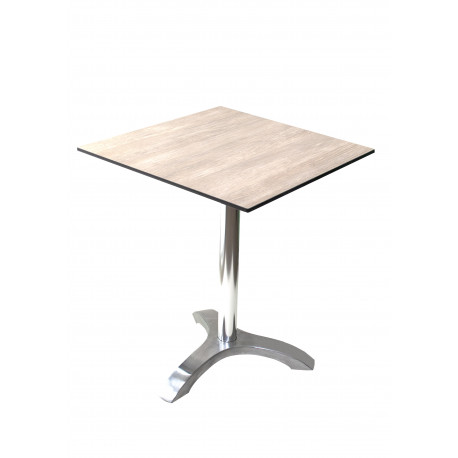 LYON - aluminiowy stół 60x60x73 cm