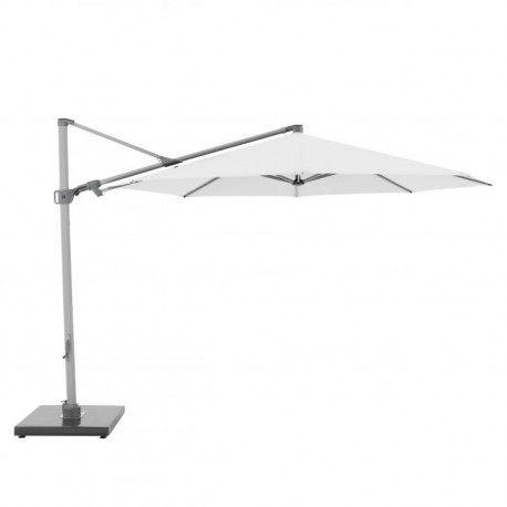 KNIRPS 340 cm - duży luksusowy parasol ogrodowy z drążkiem bocznym Biały