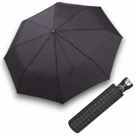 Gran Turismo Gents Print - w pełni automatyczny składany parasol męski