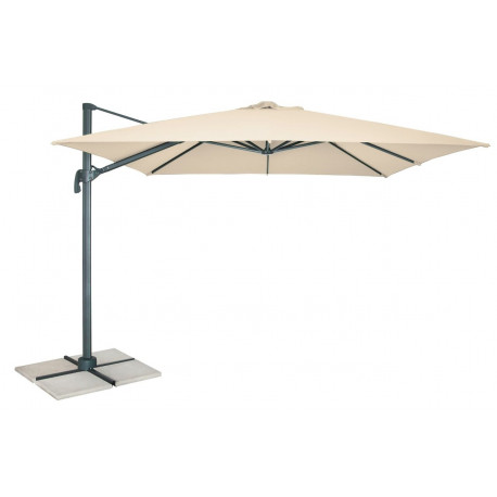 RAVENNA 3 x 3 m - duży parasol ogrodowy z drążkiem bocznym 900