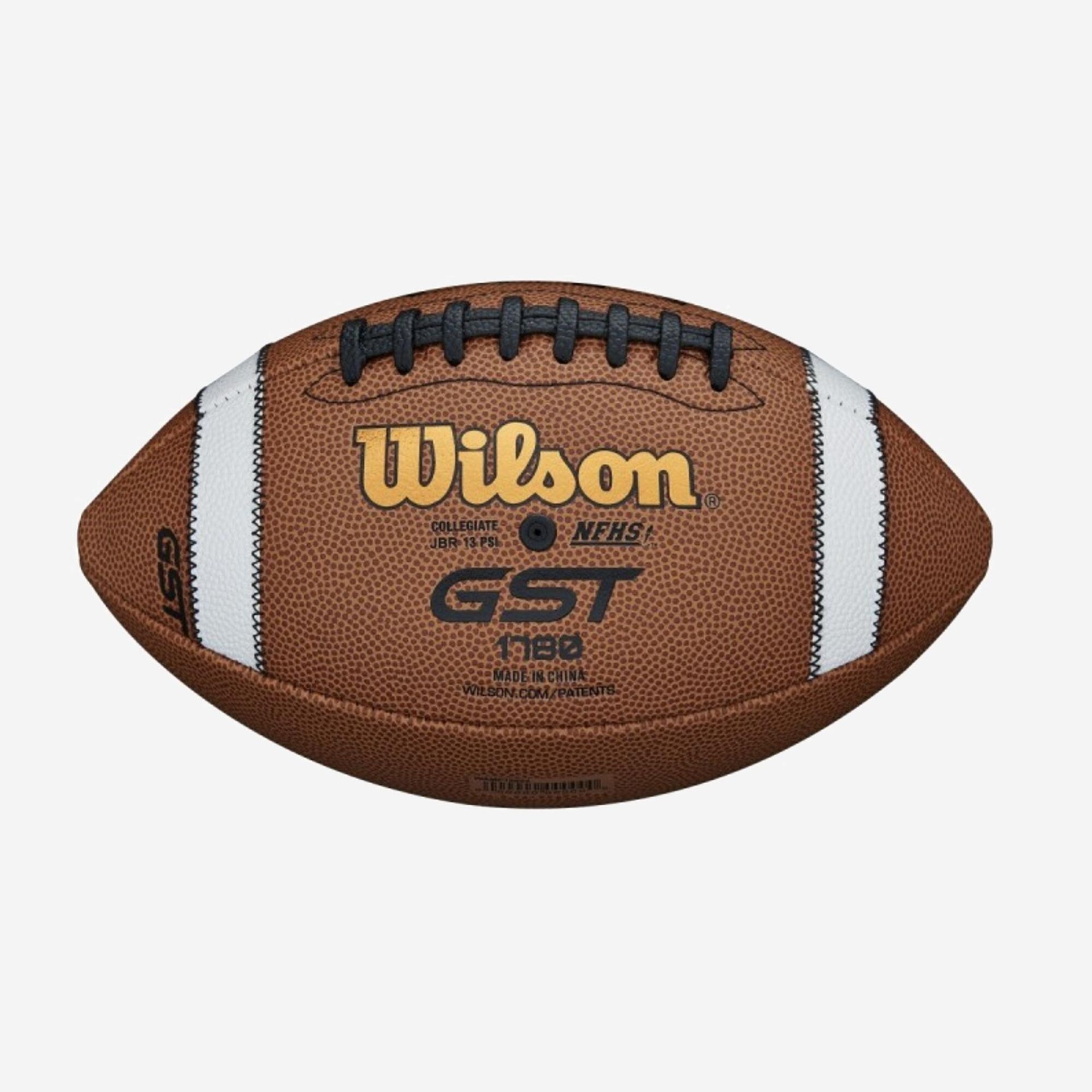 Wilson GST Official Composite WTF1780XB piłka do futbolu amerykańskiego, brązowa WTF1780XB