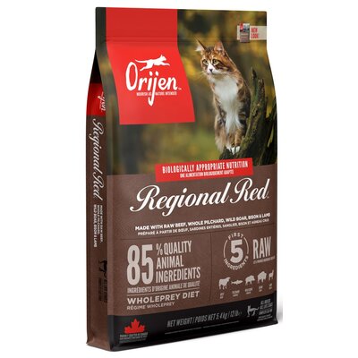 ORIJEN Regional Red Cat biologicznie odpowiednie jedzenie dla kota waga 5.4 kg