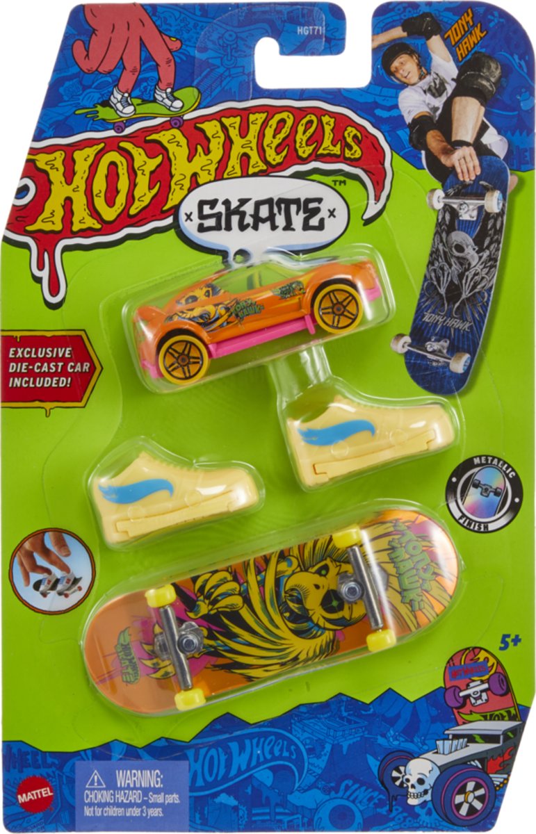 HW Skate Deskorolka + buty + samochodzik  HNG59