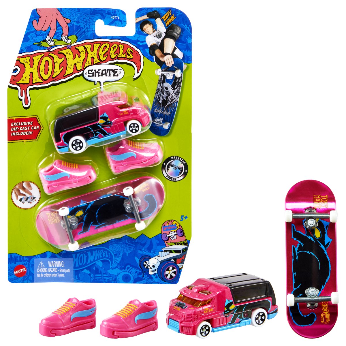 HW Skate Deskorolka + buty + samochodzik  HGT79
