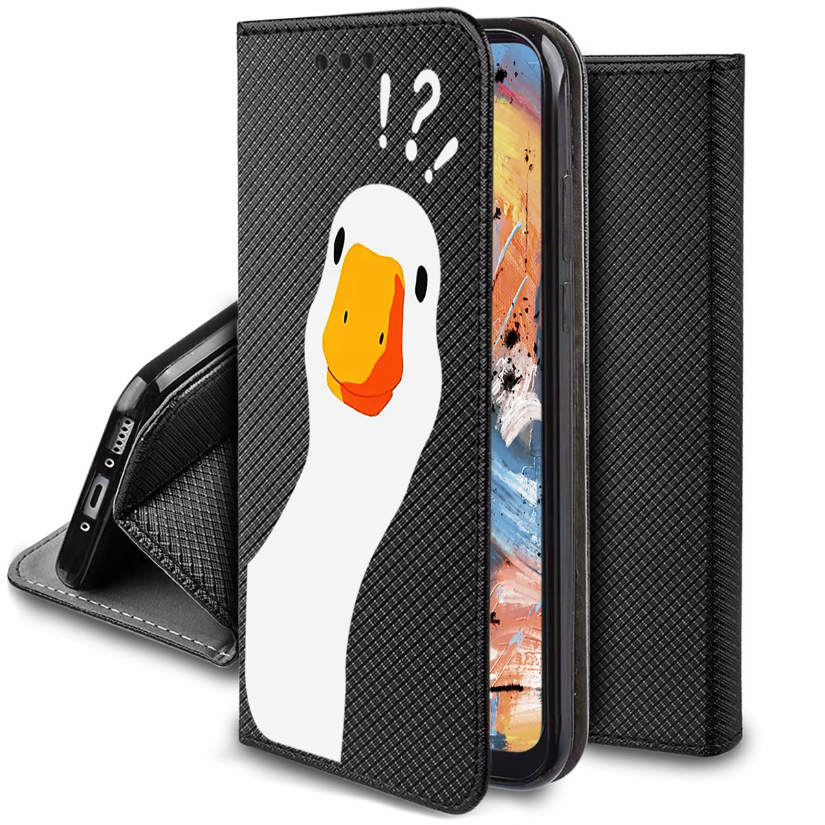 Etui do Samsung Galaxy A35 | A35 5G MAGNET WZORY CASE PORTFEL + SZKŁO 9H