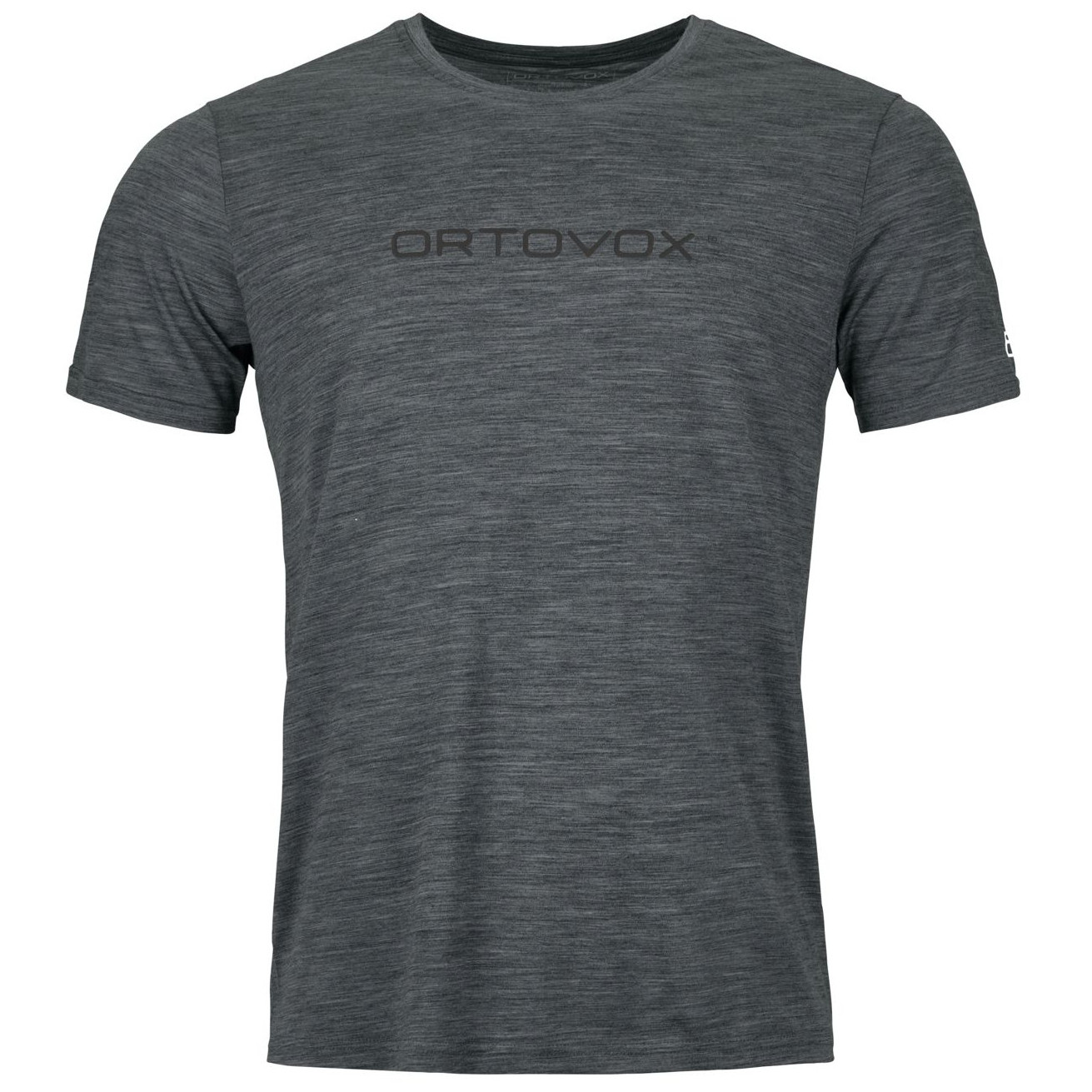 Koszulka męska Ortovox 150 Cool Brand Ts M Rozmiar: S / Kolor: czarny/szary