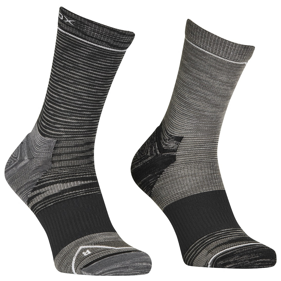 Skarpety męskie Ortovox Alpine Mid Socks M Rozmiar skarpet: 45-47 / Kolor: czarny/szary