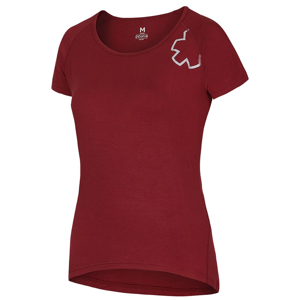 Koszulka damska Ocún Bamboo T Blossom Women Rozmiar: M / Kolor: czerwony
