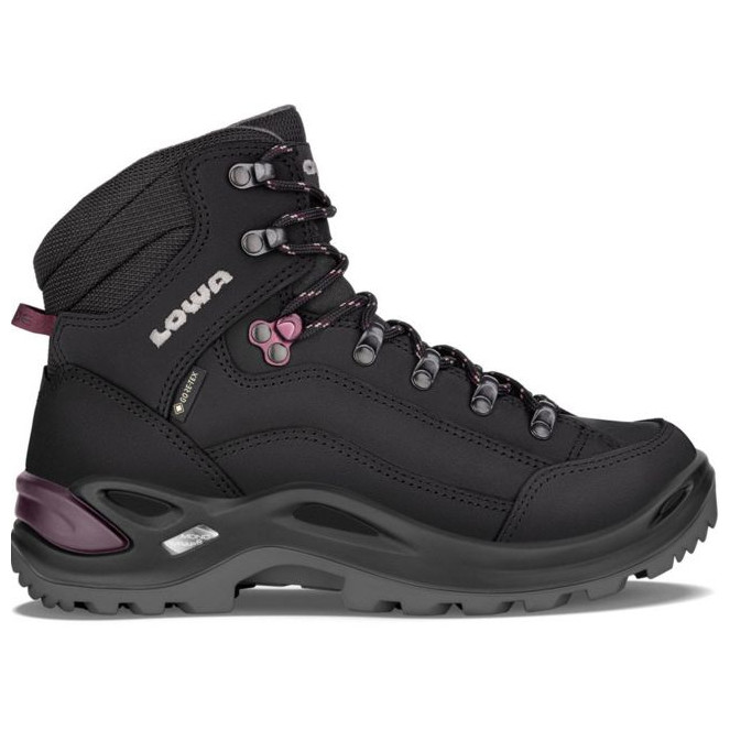 Buty damskie Lowa Renegade GTX Mid Ws Rozmiar butów (UE): 37 / Kolor: czarny/różówy