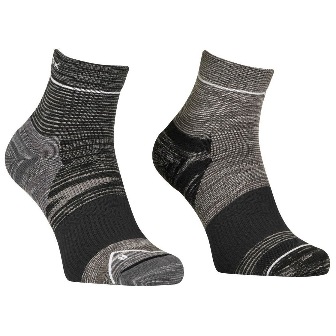 Skarpety męskie Ortovox Alpine Quarter Socks M Rozmiar skarpet: 39-41 / Kolor: czarny/szary