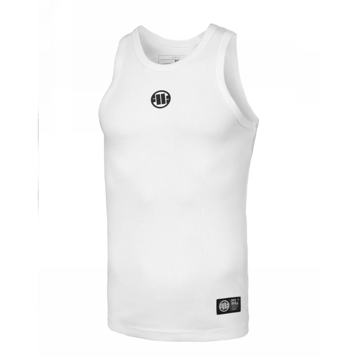 Tank Top Pit Bull Heavy Weight 240 Rib Small Logo '24 - Biały RATY 0% | PayPo | GRATIS WYSYŁKA | ZWROT DO 100 DNI