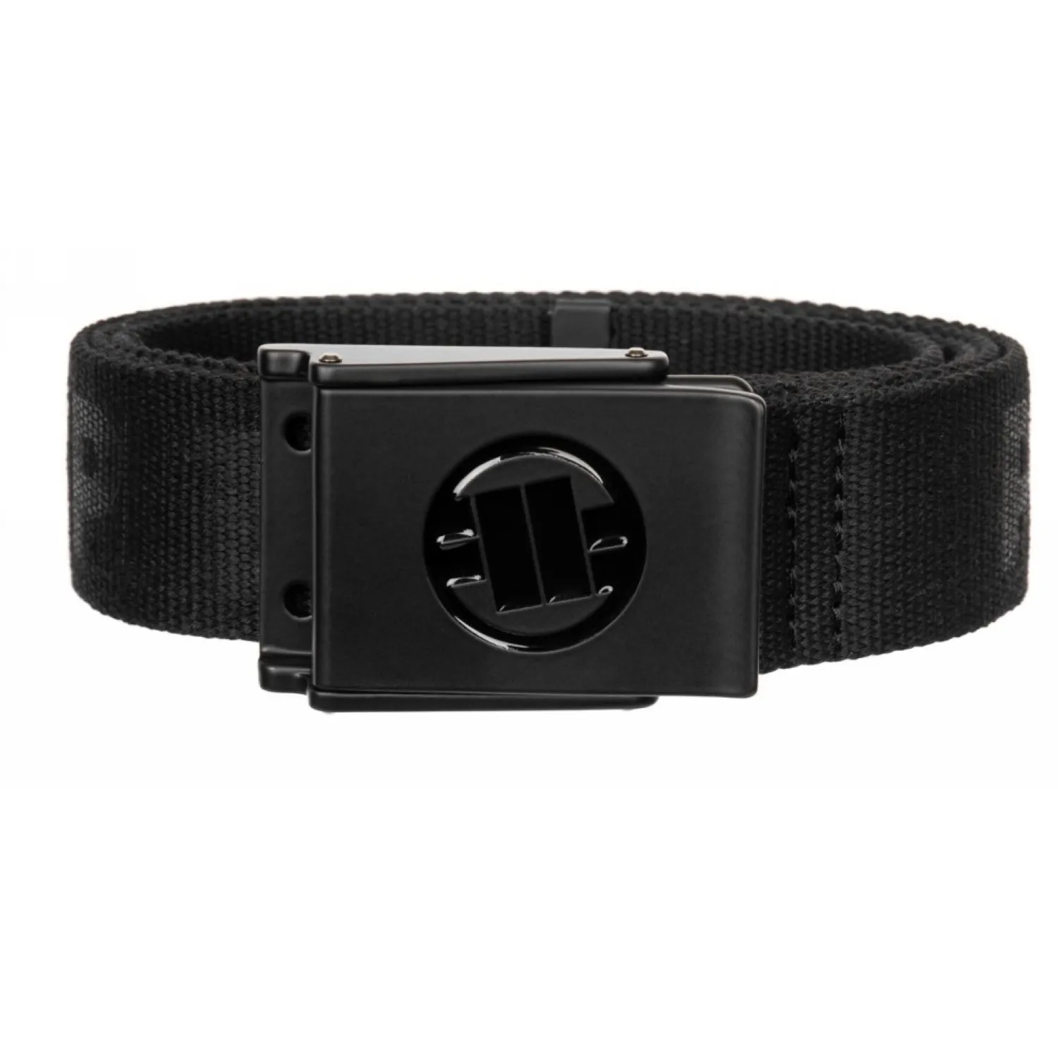 Pasek parciany Pit Bull Embossed Webbing Belt Hilltop - Czarny RATY 0% | PayPo | GRATIS WYSYŁKA | ZWROT DO 100 DNI