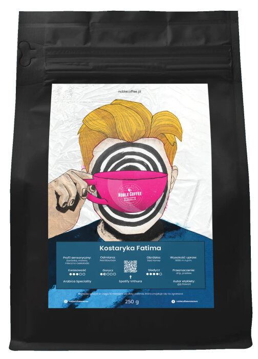 Kawa ziarnista Noble Coffee Kostaryka Fatima FILTR 250g