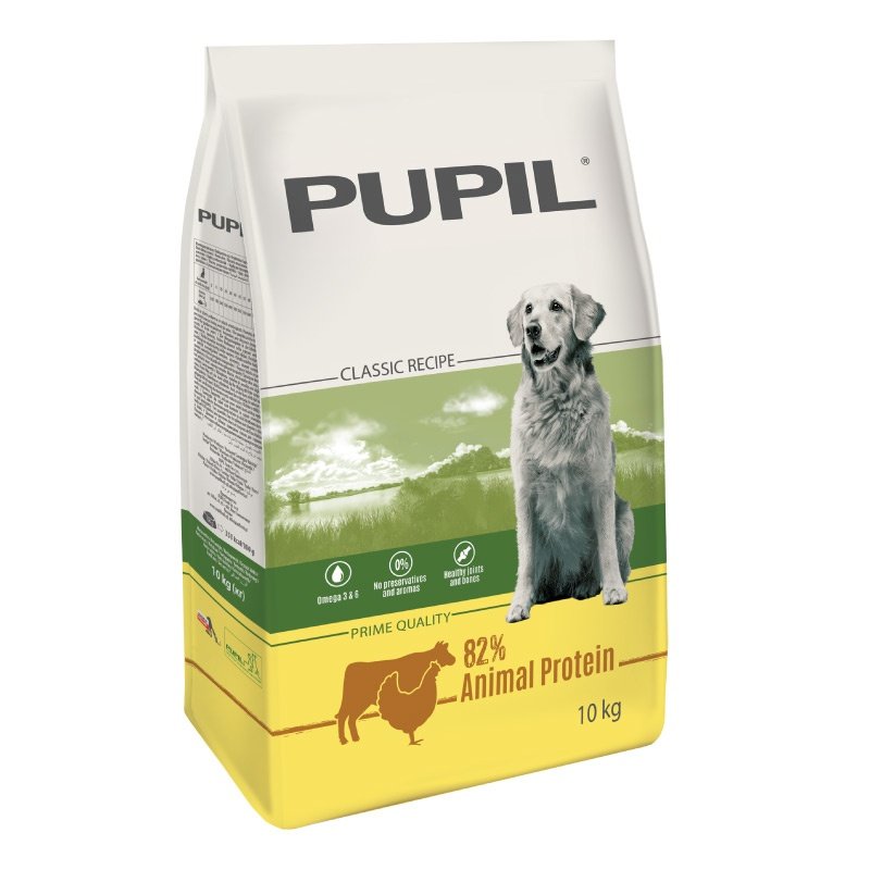 Karma sucha dla psa PUPIL FOODS Prime Quality, bogata w drób z wołowiną, 10 kg