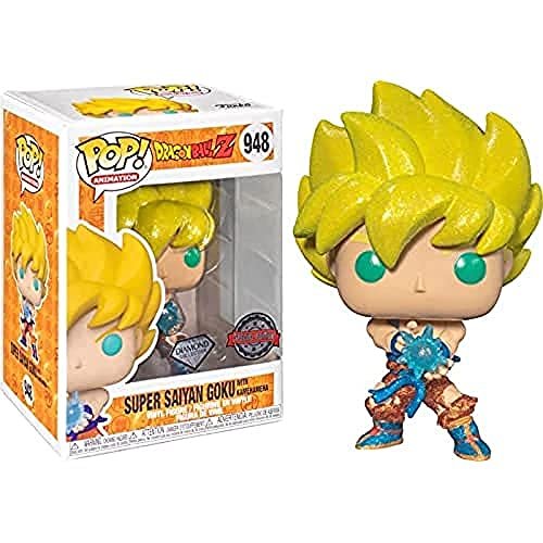Funko Pop Figurki Dragon Ball Z Super Sayian Goku Kamehameha #948 Pop Ekskluzywna edycja diamentowa