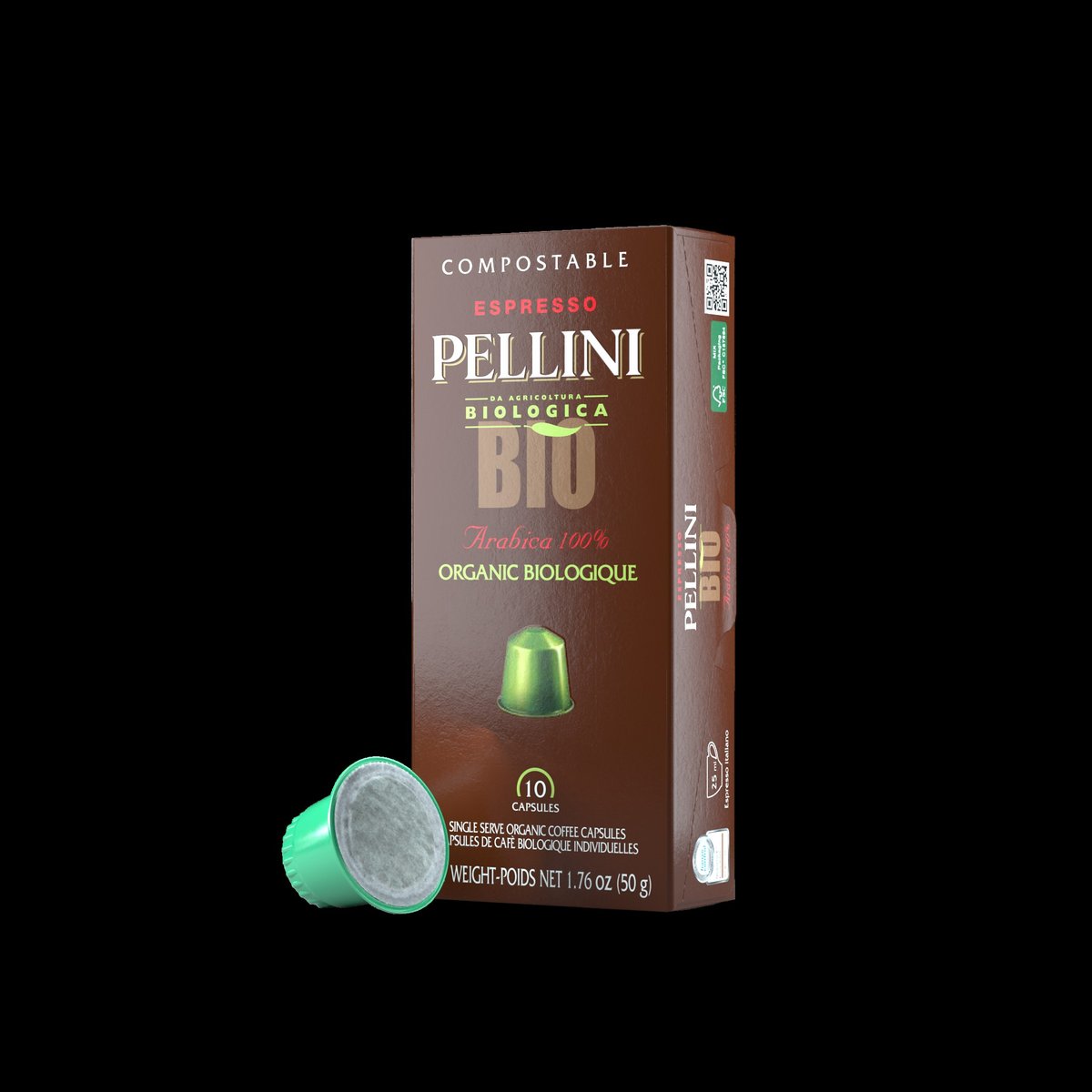 PELLINI  BIO BIOLOGICA - KAPSUŁKI do ekspresów Nespresso