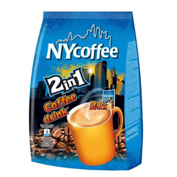 NYCoffee 2w1 Napój Kawowy w Proszku 20 saszetek