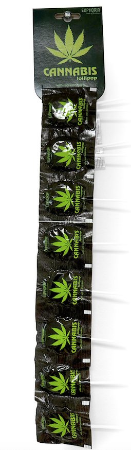 Lizaki o smaku konopi 10 szt. - Euphoria