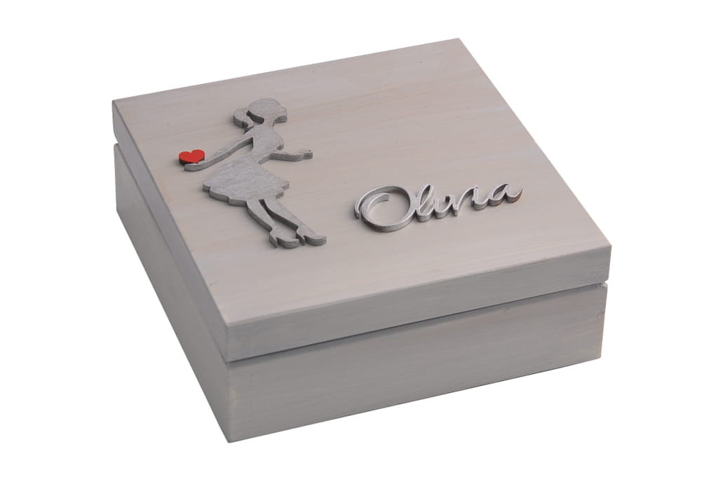 Szkatułka Z Dekorem Imię Na Urodziny Imieniny.