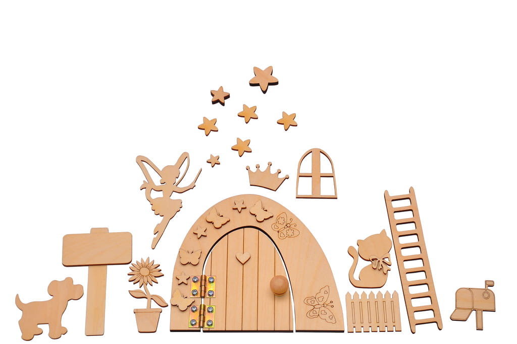 Magiczne drzwi wróżki - zestaw do pokoju dziecięcego.