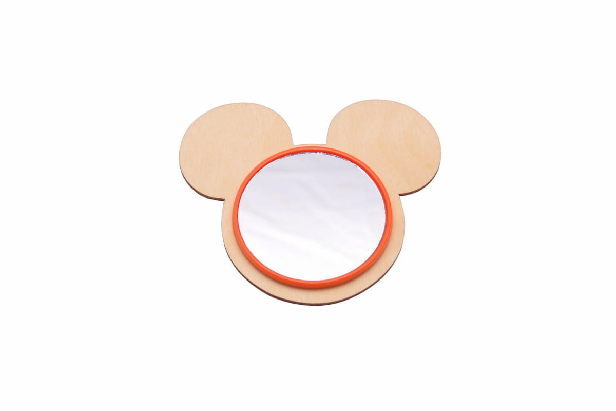 Lusterko do tablicy manipulacyjnej na podstawce Mickey Mouse