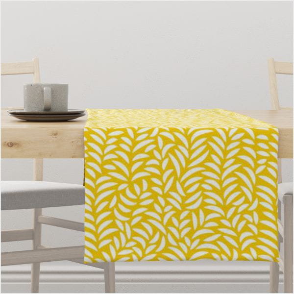 Bieżnik wiosenny SPRING wzór SP16 wiosenne listki 40 x 220 cm