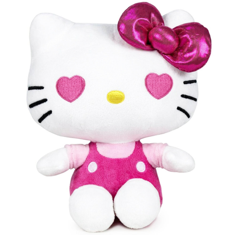 Hello Kitty Maskotka Różowa Pluszowa Oryginał 50 urodziny