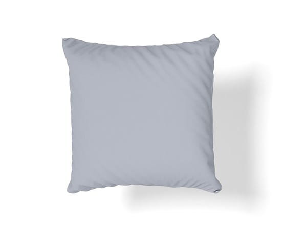 Poszewka satyna bawełniana do spania 40x40 popielata 28