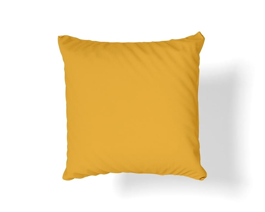 Poszewka satyna bawełniana do spania 70x80 satyna ciemnożółta 05