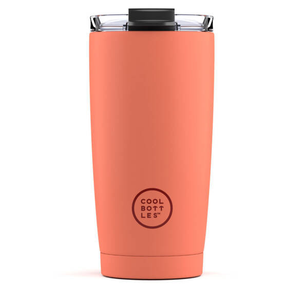 Cool Bottles Kubek termiczny 550 ml Triple cool Pastel Coral
