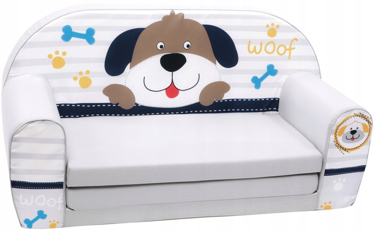 DELSIT- mini sofa rozkładana dla dziecka, kanapa dla dzieci