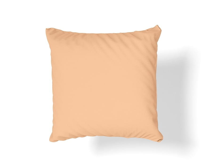 Poszewka satyna bawełniana do spania 40x40 łosoś 06