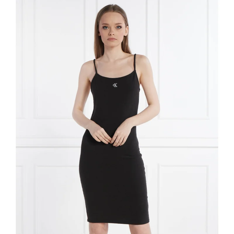 Calvin Klein Jeans Sukienka SLUB RIB