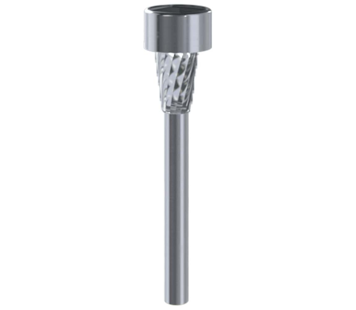 Aigostar - LED Lampa solarna LED/0,006W/1,2V 29,5 cm chrom 6500K IP44