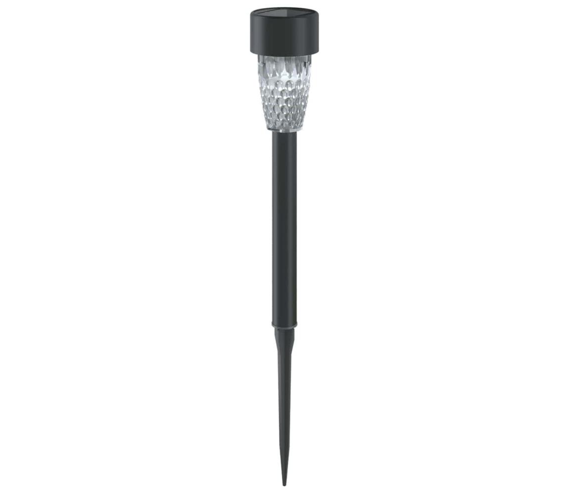 Aigostar - LED Lampa solarna LED/0,006W/1,2V 29,7 cm czarny 6500K IP44