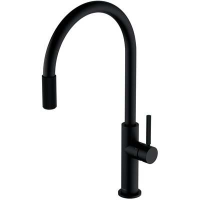 Omnires Switch bateria kuchenna z zestawem filtrującym czarny mat SW9057-FD1BL |