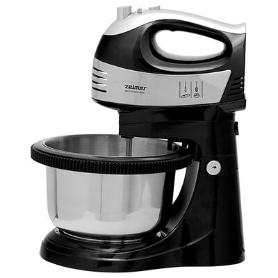 Mikser Ręczny Zelmer ZHM2459BS Z Misą Obrotową 2,5L 700W 4 Końcówki