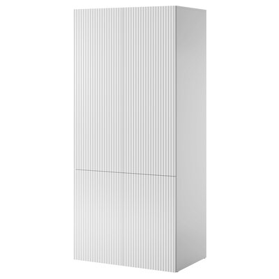Szafa PAFOS 2D 90x55,5x198,5 biały mat