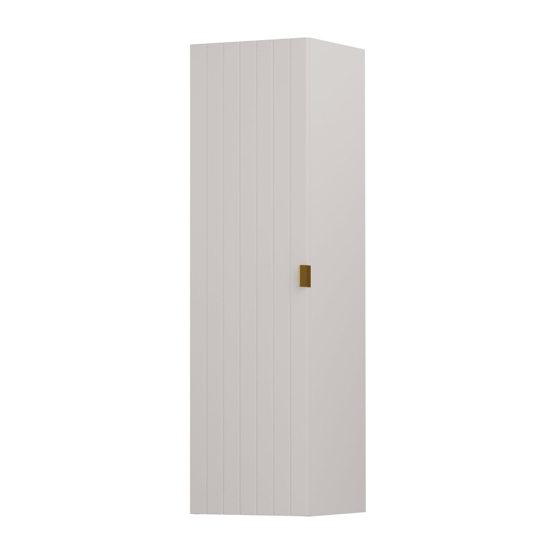 Słupek łazienkowy Krofam Harmo 109,6x31x30 cm kaszmirowy mat 158-0104