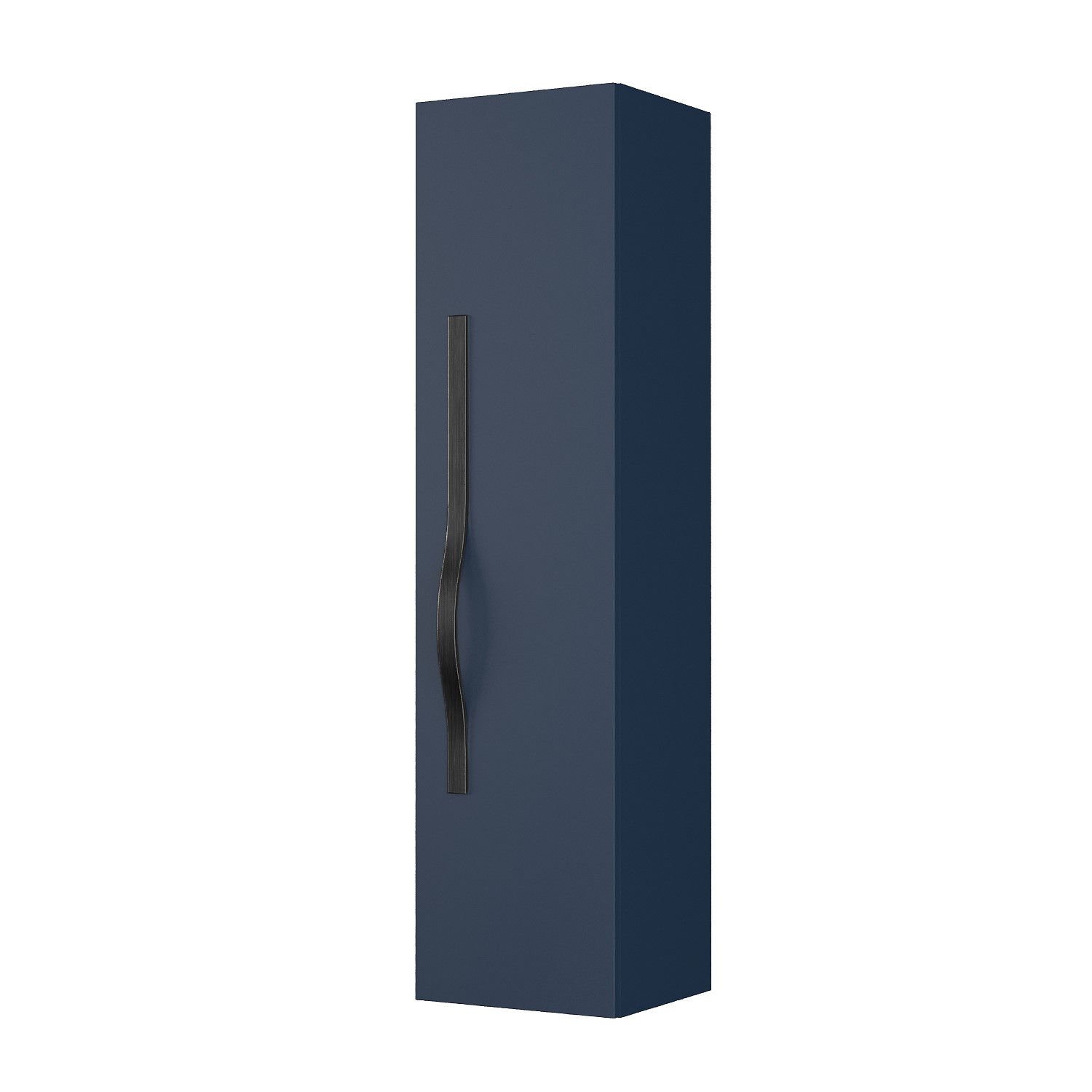 Słupek łazienkowy Krofam Vog 130x33x30 cm granatowy mat 159-0106