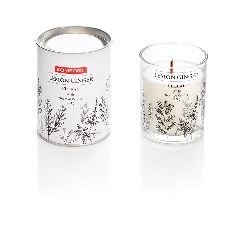 Świeca Zapachowa Floral Lemon Ginger 210 g