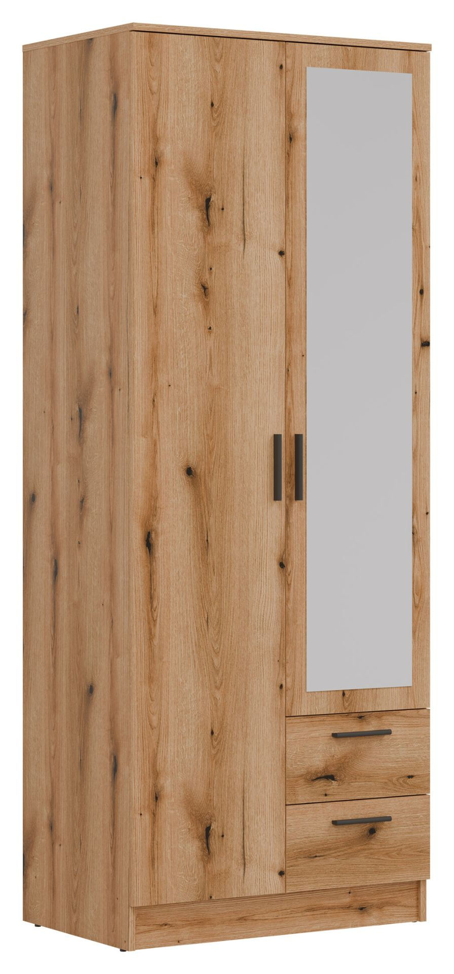 Szafa Montana 80X205 Mt02 Dąb Evoke Z Lustrem