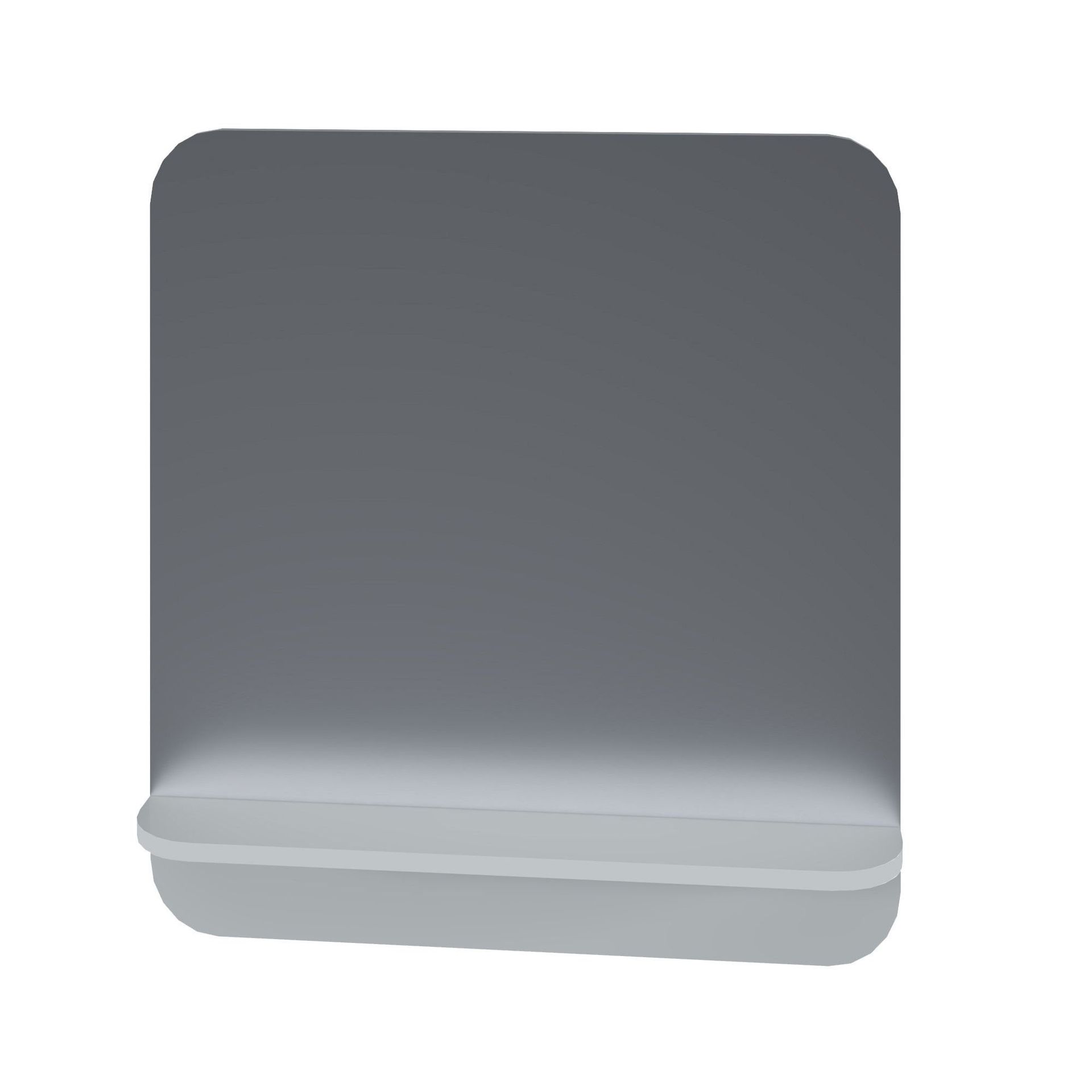 Lustro łazienkowe z półką prostokątne 70X86X14 cm Devo Gloria 2.0 premium white supermatt GL2-LUPL70-1-F83