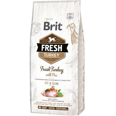Brit Brit Fresh Fit&Slim Overweight&Senior Turkey with Pea 12 kg