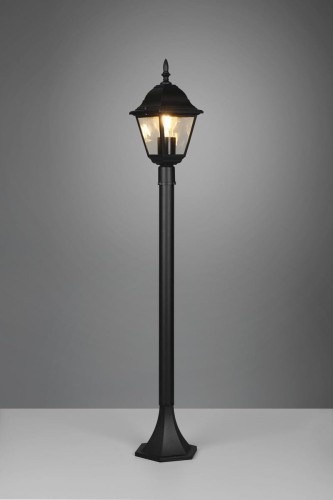 Livenza H100 lampa stojąca ogrodowa 1xE27 czarna 405760132