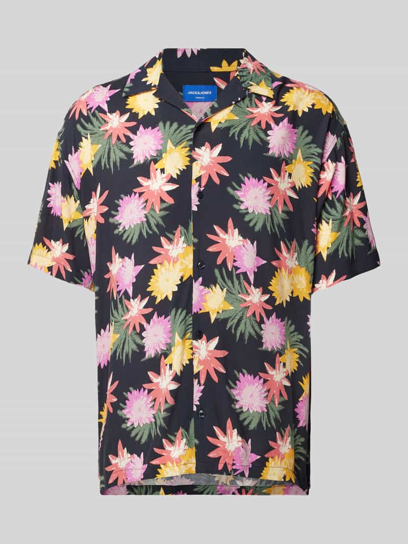 Koszula casualowa o kroju regular fit z kołnierzem z połami model ‘JORLUKE TAMPA’