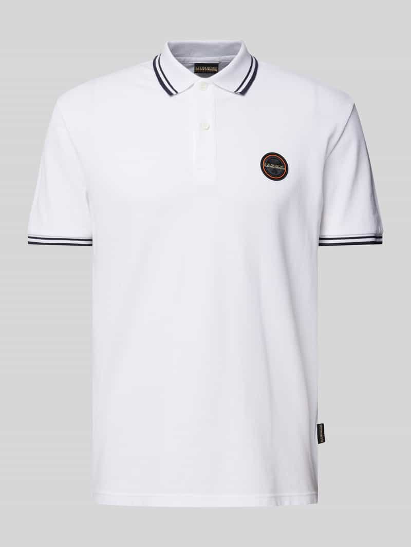 Koszulka polo o kroju regular fit z naszywką logo model ‘MACAS’